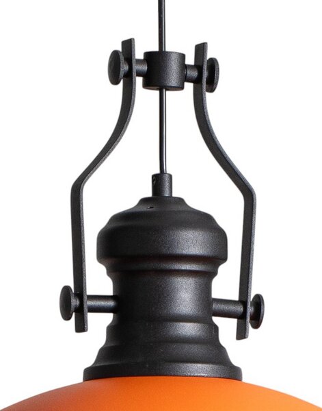 Lampa wisząca Fimda ROYALTECH, możliwość ściemniania, żółty / pomarańczowy, salon / jadalnia, metal