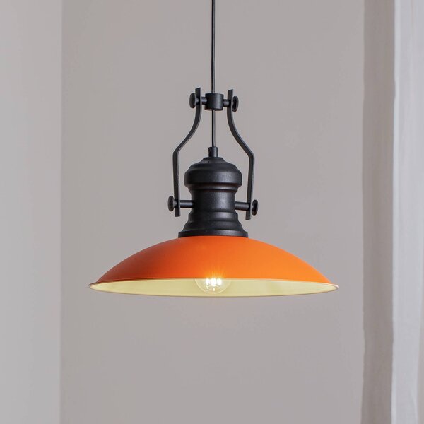Lampa wisząca Fimda ROYALTECH, możliwość ściemniania, żółty / pomarańczowy, salon / jadalnia, metal