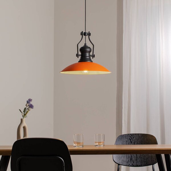 Lampa wisząca Fimda ROYALTECH, możliwość ściemniania, żółty / pomarańczowy, salon / jadalnia, metal