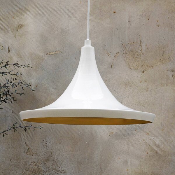 Lampa wisząca Genisy ROYALTECH, możliwość ściemniania, biały / opal, salon / jadalnia, metal, skandynawski