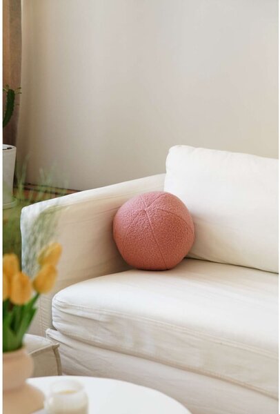 Poduszka dekoracyjna z materiału bouclé ø 20 cm Top – Mioli Decor