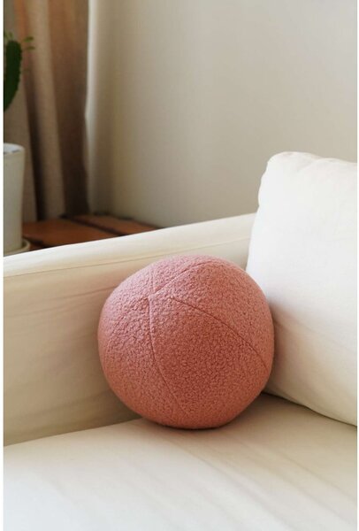 Poduszka dekoracyjna z materiału bouclé ø 20 cm Top – Mioli Decor