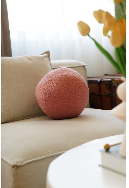 Poduszka dekoracyjna z materiału bouclé ø 20 cm Top – Mioli Decor