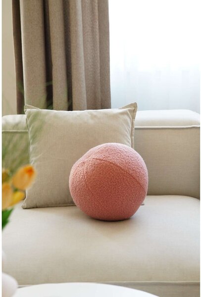 Poduszka dekoracyjna z materiału bouclé ø 20 cm Top – Mioli Decor