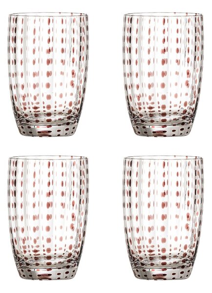 Szklanki zestaw 4 szt. 350 ml Brinley – Bloomingville