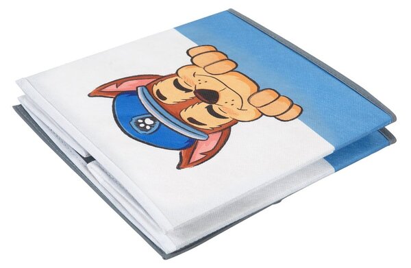 Tekstylne dziecięce pojemniki na zabawki 2 szt. 27x27x27 cm Paw Patrol – Roba