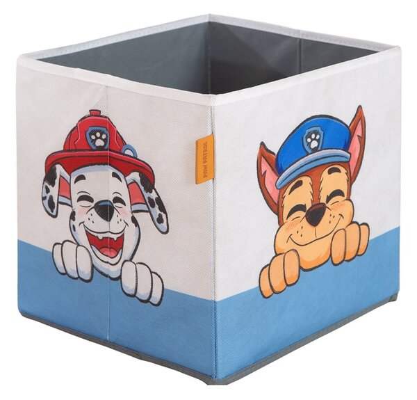 Tekstylne dziecięce pojemniki na zabawki 2 szt. 27x27x27 cm Paw Patrol – Roba