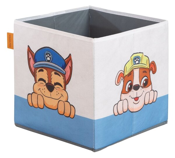 Tekstylne dziecięce pojemniki na zabawki 2 szt. 27x27x27 cm Paw Patrol – Roba