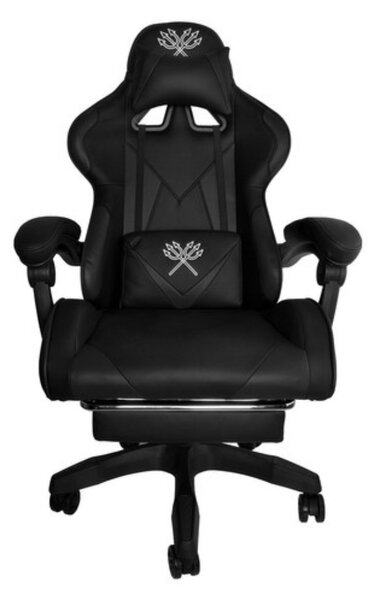 Fotel Gamingowy Czarny VIKING BLACK