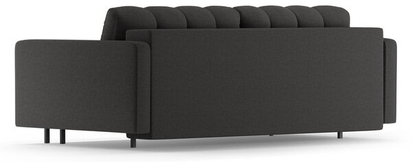 Ciemnoszara rozkładana sofa ze schowkiem 222 cm Bali – Cosmopolitan Design