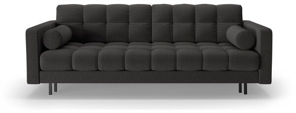 Ciemnoszara rozkładana sofa ze schowkiem 222 cm Bali – Cosmopolitan Design