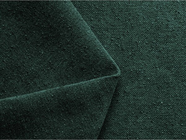 Ciemnozielone tapicerowane łóżko dwuosobowe ze schowkiem i stelażem 160x200 cm Hauke – Makamii
