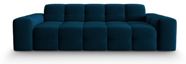 Ciemnoniebieska aksamitna sofa 222 cm Kendal – Micadoni Home
