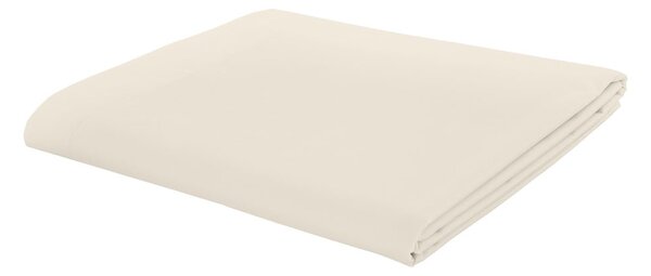 Kremowe prześcieradło z perkalu 180x260 cm Easy Iron Percale – Catherine Lansfield