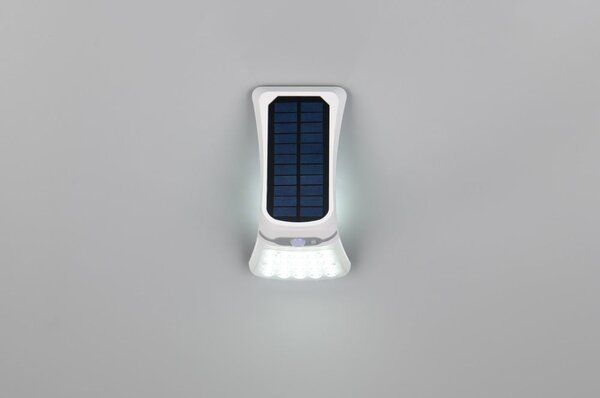 Zewnętrzna solarna lampa ścienna LED (wysokość 22 cm) Diadema – Reality