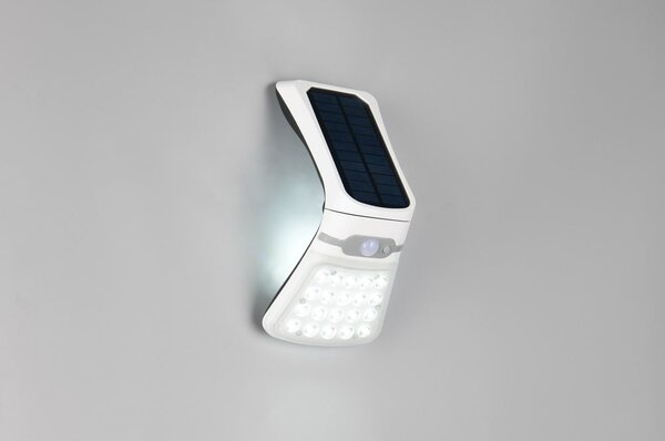 Zewnętrzna solarna lampa ścienna LED (wysokość 22 cm) Diadema – Reality
