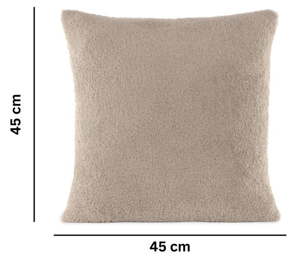 Poduszka dekoracyjna z mikropluszu 45x45 cm Cocoon – Tiseco Home Studio