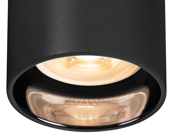 Lampa Sufitowa SLV, Asto Tube, ściemnialny, czarny, salon, metal, nowoczesny