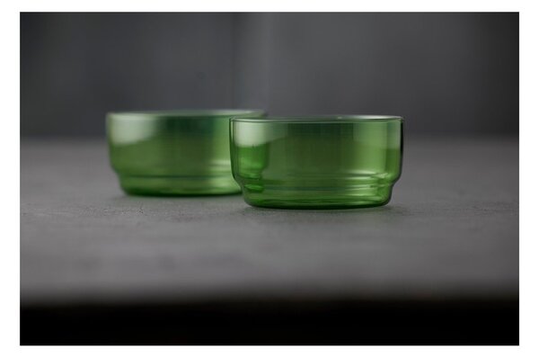 Zielone szklane miski zestaw 2 szt. 500 ml Torino – Lyngby Glas