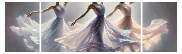 Obraz - Trzy baletki (170x50 cm)