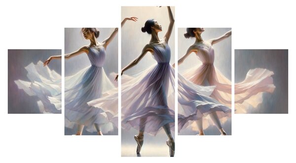 Obraz - Trzy baletki (125x70 cm)