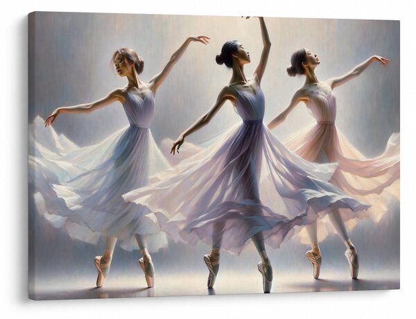 Obraz - Trzy baletki (70x50 cm)