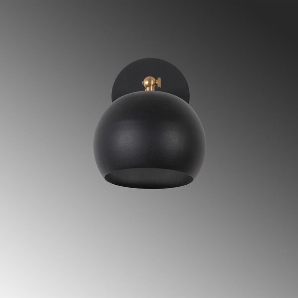 Czarny kinkiet ø 15 cm Stiva – Opviq lights