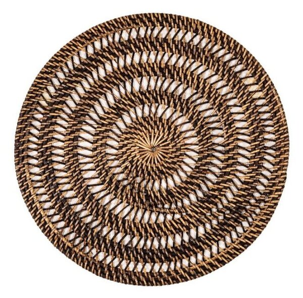 Rattanowa mata stołowa ø 36 cm – Tiseco Home Studio