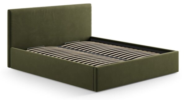 Zielony tapicerowany zagłówek 150,5x100 cm Remo – Micadoni