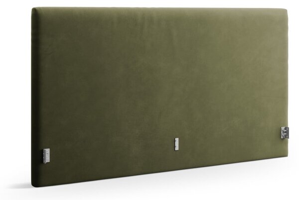 Zielony tapicerowany zagłówek 150,5x100 cm Remo – Micadoni