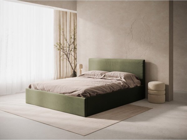 Zielony tapicerowany zagłówek 150,5x100 cm Remo – Micadoni