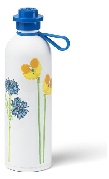 Biało-niebieski termos dla dzieci 560 ml Meadow Flowers – LEGO®