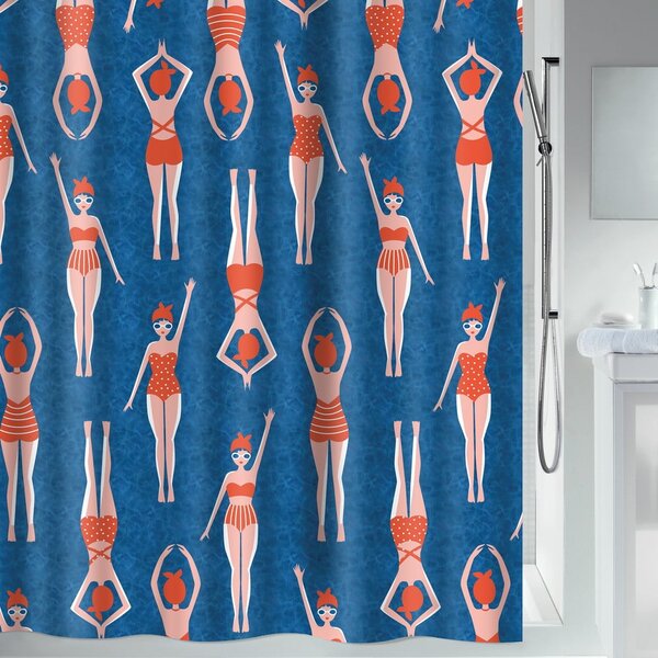 Zasłona prysznicowa 180x200 cm Baigneuses – Spirella
