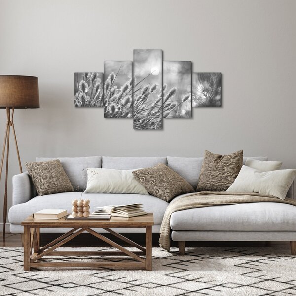 Obraz - Beżowa miękka trawa N⁰1 (125x70 cm)