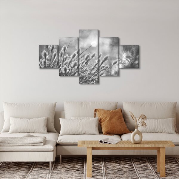 Obraz - Beżowa miękka trawa N⁰1 (125x70 cm)