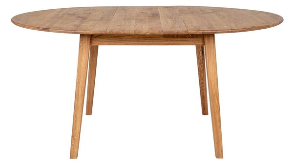 Okrągły rozkładany stół z litego drewna dębowego ø 118 cm Metz – House Nordic