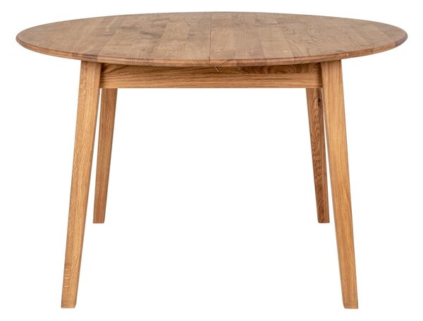Okrągły rozkładany stół z litego drewna dębowego ø 118 cm Metz – House Nordic
