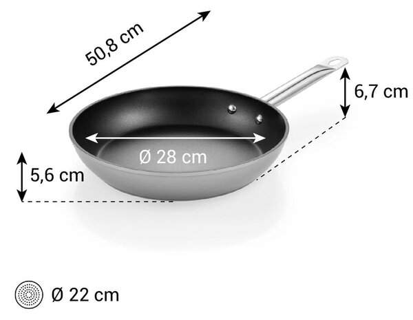 Patelnia aluminiowa z powłoką nieprzywierającą ø 29 cm GrandChef+ – Tescoma