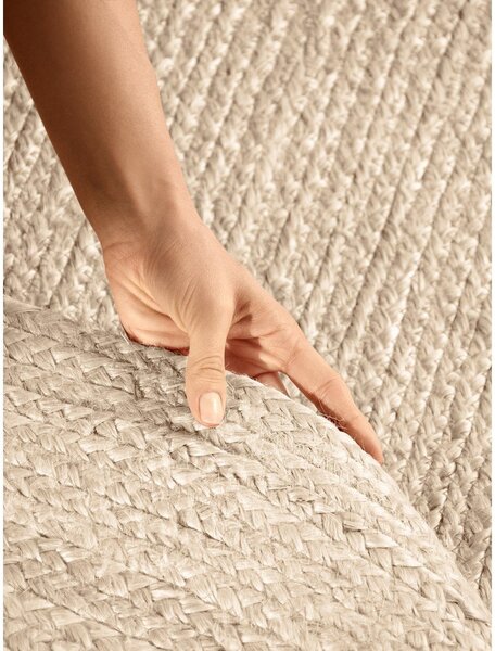 Dywan z juty dwustronny/tkany ręcznie w jasnym naturalnym kolorze 160x230 cm Braided – Hanse Home