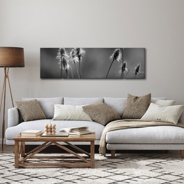 Obraz - Beżowa miękka trawa N⁰2 (170x50 cm)