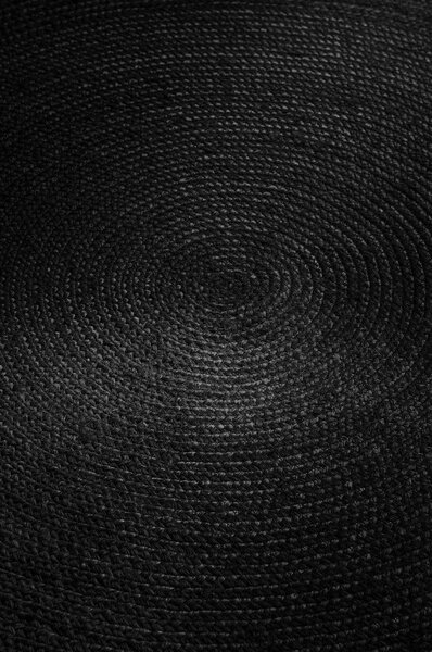 Czarny okrągły dywan z juty dwustronny/tkany ręcznie ø 200 cm Braided – Hanse Home