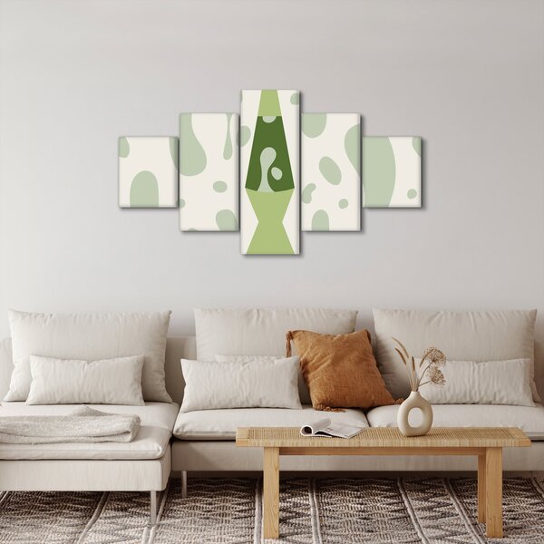Obraz - Hipisi, lampa lawowa (125x70 cm)