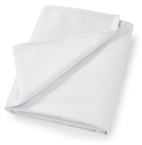 Białe prześcieradło z satyny bawełnianej 180x260 cm Cotton Sateen – Bianca