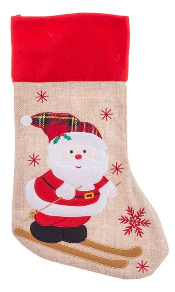 Tekstylna pończocha świąteczna Santa Claus – Casa Selección