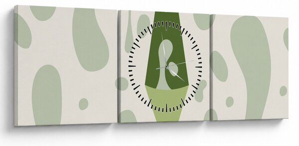 Obraz - Hipisi, lampa lawowa (z zegarem) (90x30 cm)