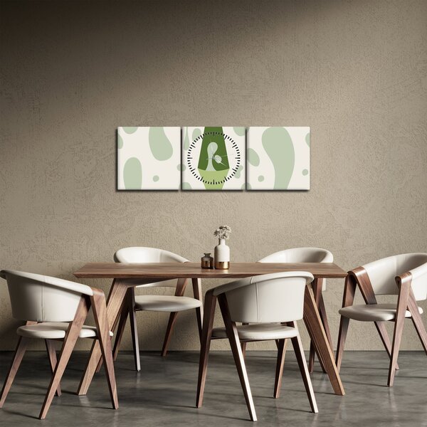 Obraz - Hipisi, lampa lawowa (z zegarem) (90x30 cm)