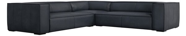Ciemnoniebieski skórzany narożnik (strona zmienna) Madame – Windsor & Co Sofas