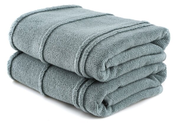 Zielone ręczniki frotte zestaw 2 szt. 50x90 cm Arden – Foutastic