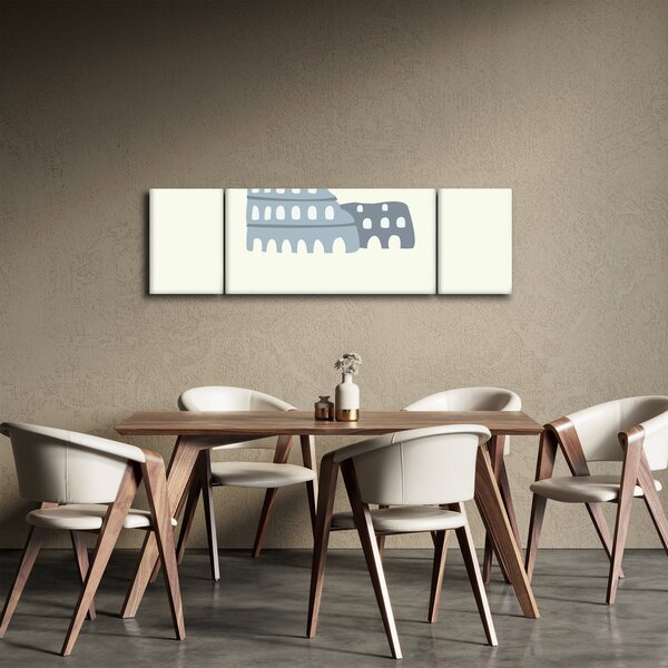 Obraz - Miasta Europy N⁰2 (170x50 cm)