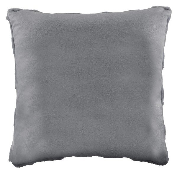 Poduszka dekoracyjna z mikropluszu 45x45 cm Rava – Tiseco Home Studio